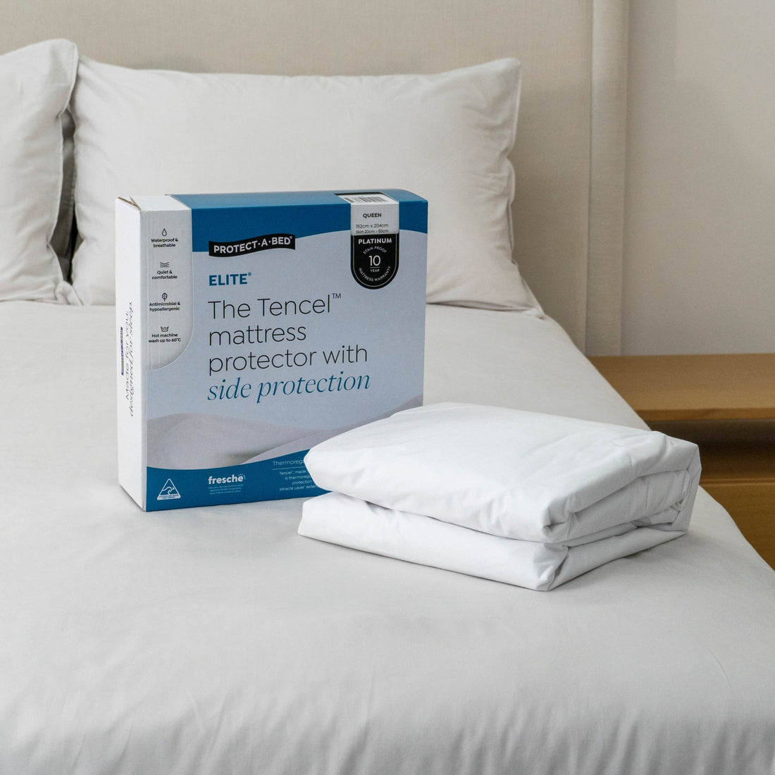 Cumfysafe Tencel™ Jersey Fitted Waterproof Mattress Protector