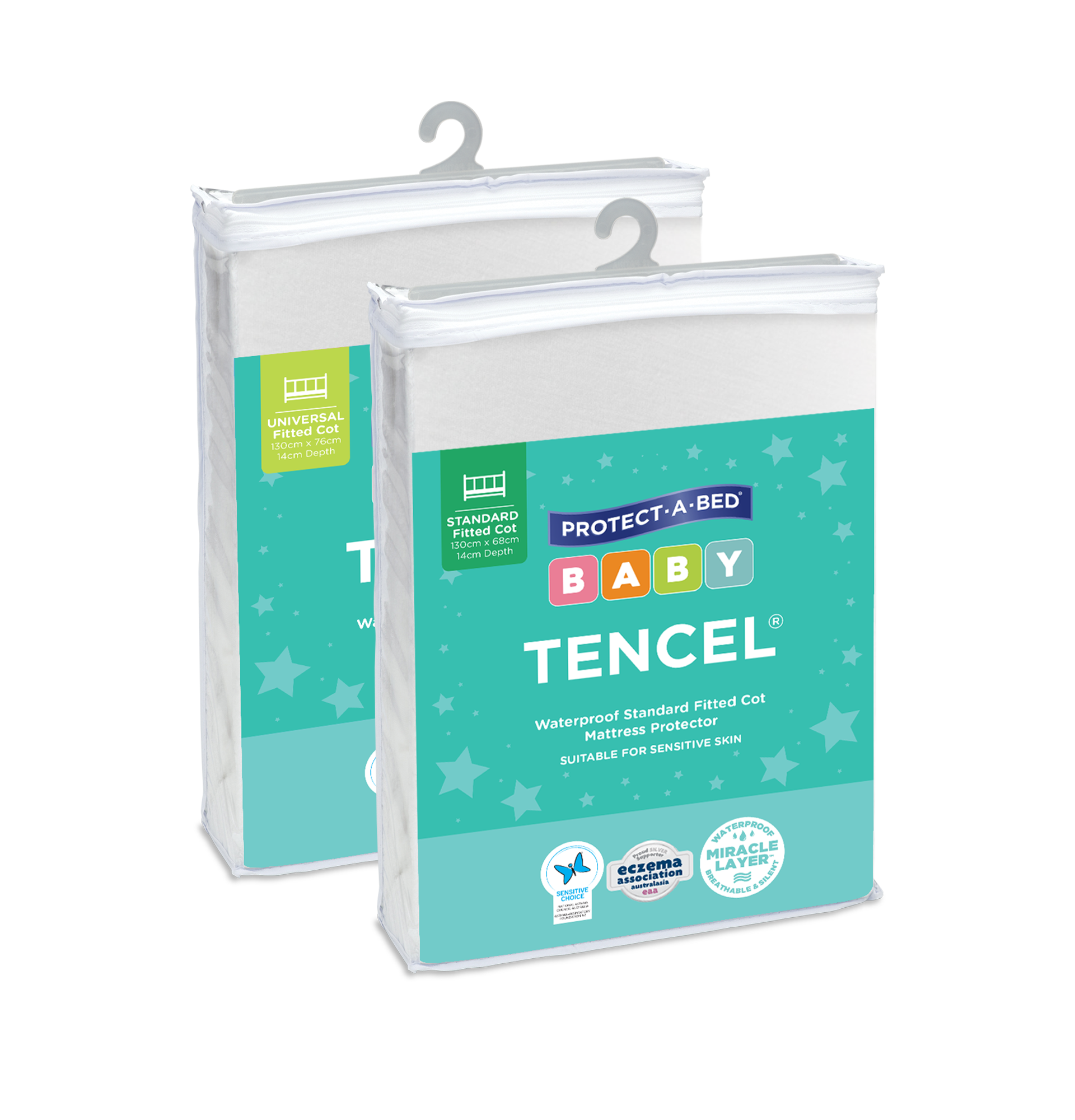 Tencel™ Fitted Waterproof Cot Mattress Protector